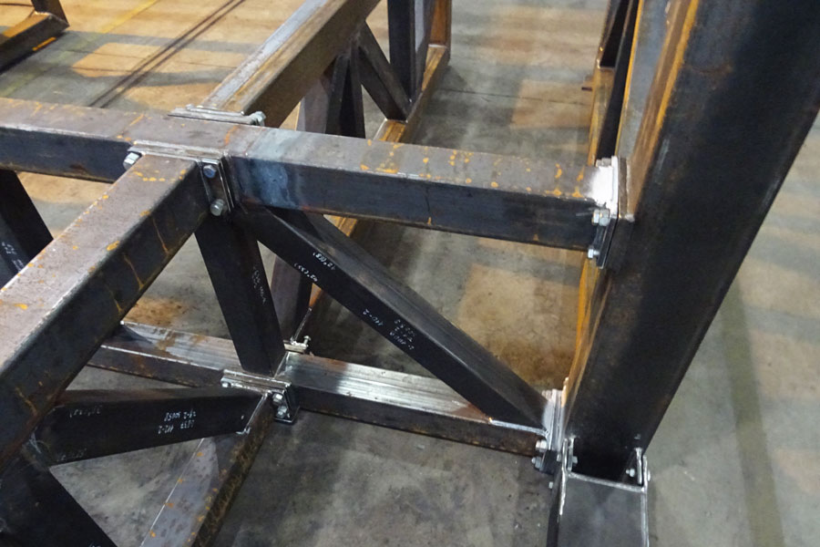 Seafastening structures