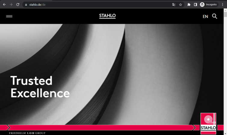 stahlo Landing Page