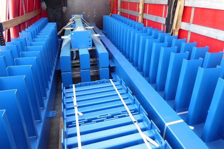 Steel Construction for an Automated Warehouse 2